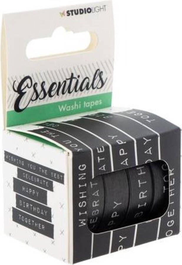 Washi Tape Masking Tape Studio Light • Washi tape Essentials nr.04 1 stuk