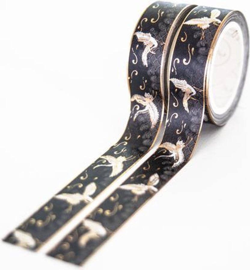 Washi Tape Coffee set 2 rollen knutselen kaarten maken zelfklevend tape koffie bekers 20 meter