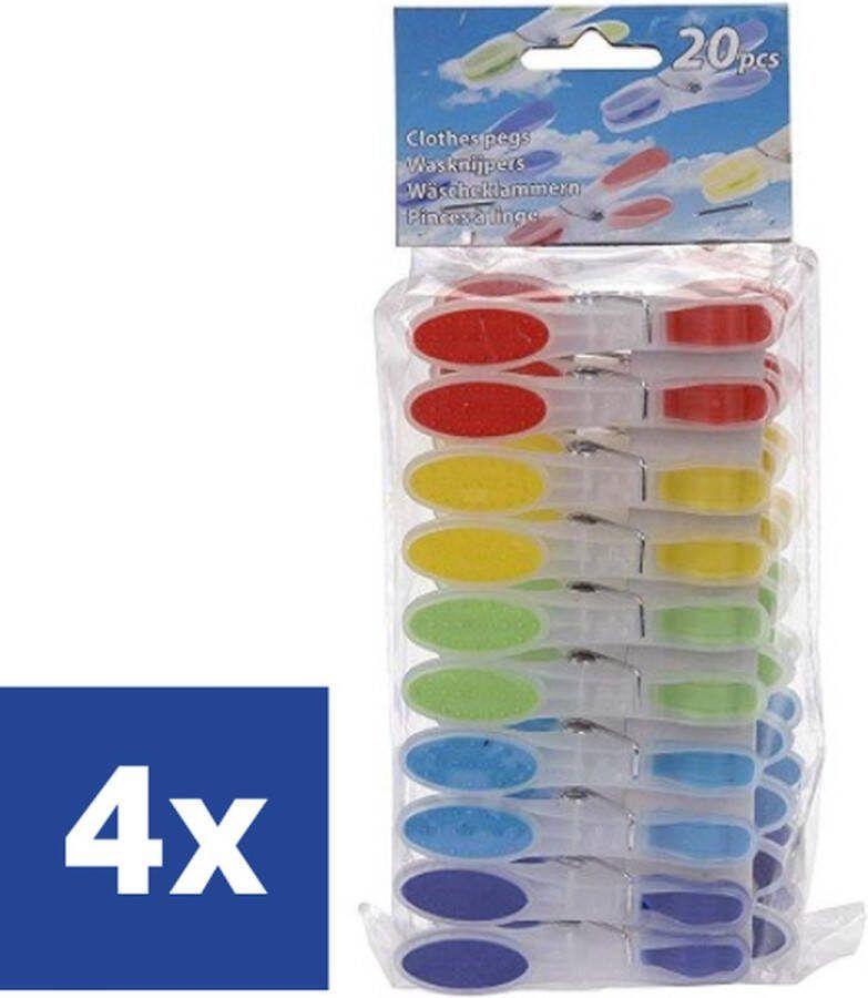 Wasknijpers in zak 4 x 20 (80) stuks
