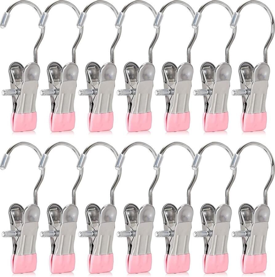 Wasknijpers Met haak Anti slip Speciaal type 360 graden draaibaar 20 Stuks Premium Knijpertjes Fotoknijpers Geboorte wasknijpers Foto knijpers
