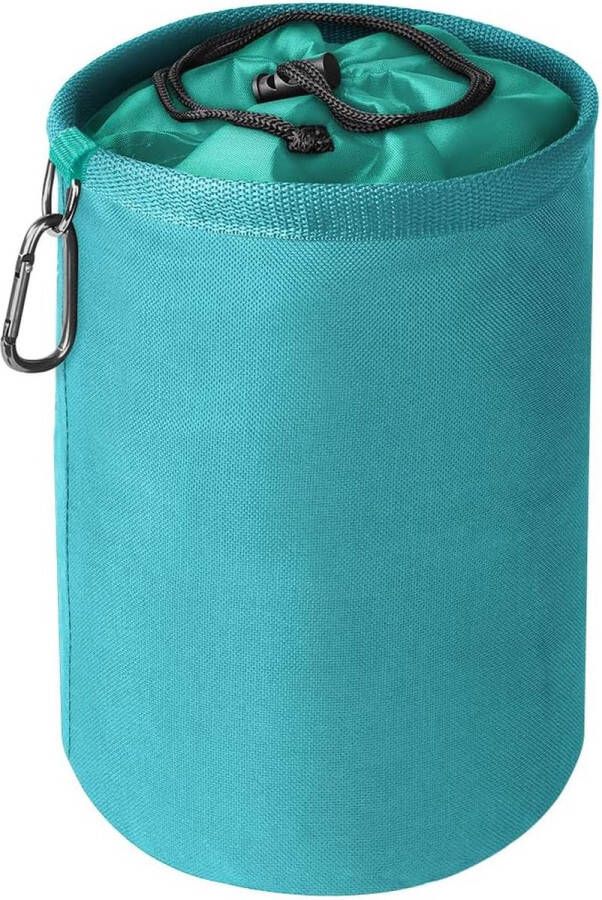 Wasknijperzak ophangen voor maximaal 150-200 wasknijpers grote waterdichte wasknijperzak met trekkoordsluiting voor binnen en buiten blauw zakparaplu