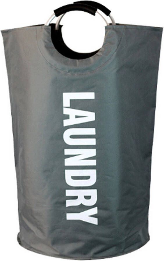Laundryshop.nl Wasmand – Waszak – Laundry basket Opvouwbaar – 81L Grijs