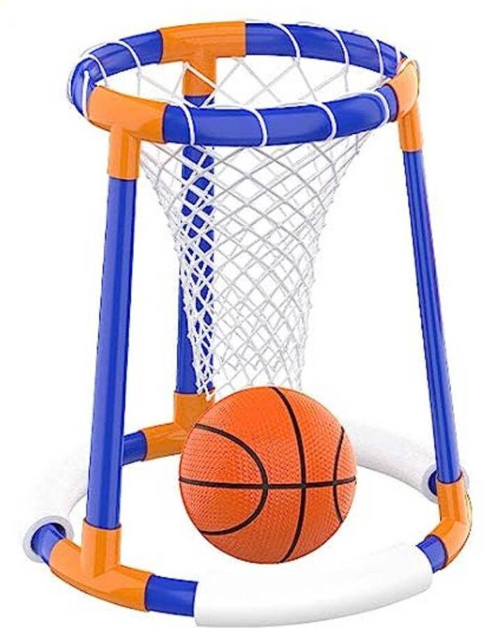 Water Basketball Water speelgoed zwembad spel Zwembad basketbal spel drijvend zwembad basketbal ring voor kinderen volwassenen opblaasbare ring met 2x ballen + net + pomp zwembad speelgoed voor 3 4 5 6 7 jaar jongens meisjes
