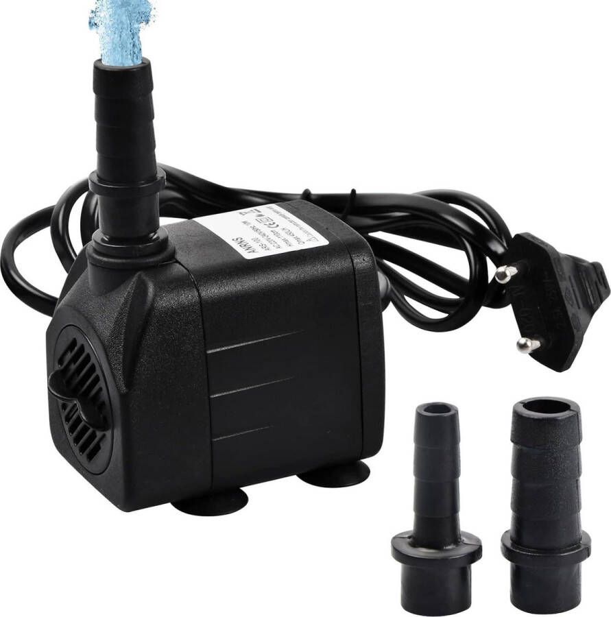 Water Pump Small 04 L-h for Aquarium 10 W Room Fountain Pump 1.25 m Submersible Mini Pump with Adjustable Flows