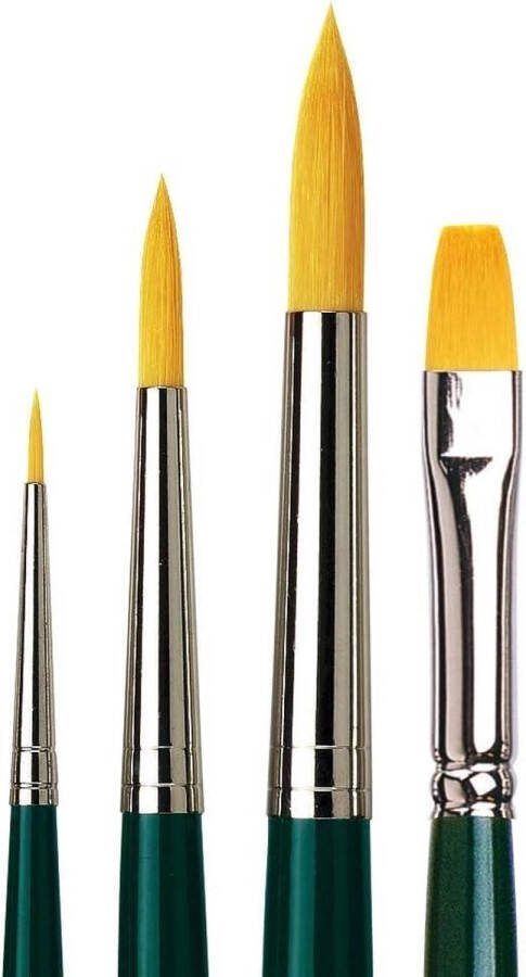 Watercolor Series penselenset synthetisch meerdere maten