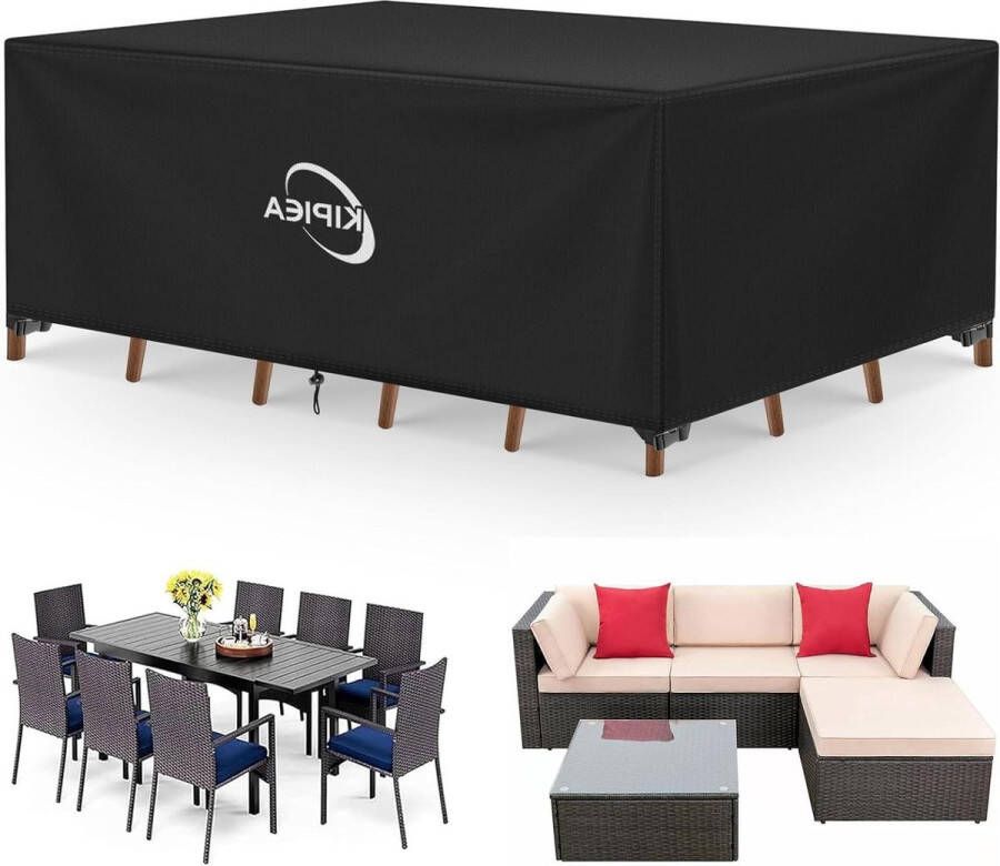 Waterdichte 420D Oxford-weefsel Tuinmeubelhoes met Winddichte Anti-UV Bescherming 188x120x71cm