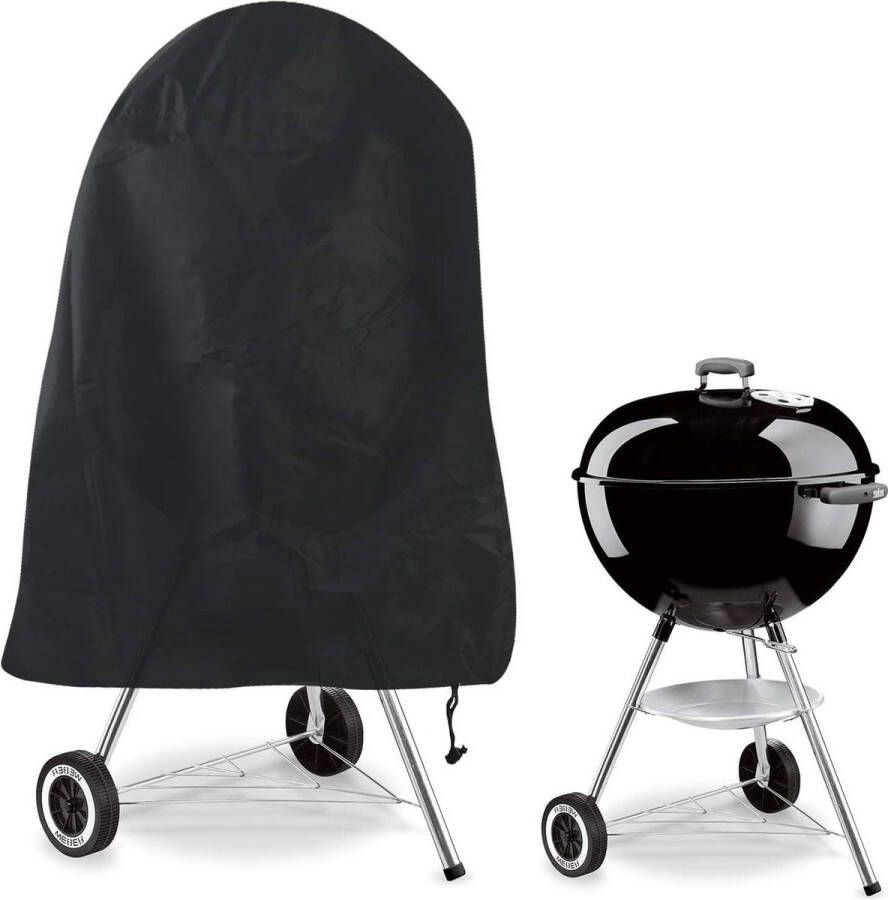 Waterdichte beschermhoes voor kogelbarbecue BBQ-hoes afdekzeil 70 x 70 cm BBQ hoes rond