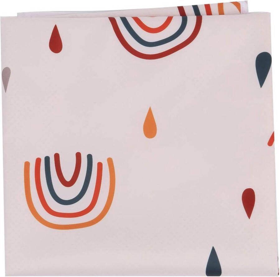 Waterdichte Eetkamerstoelmat voor Baby's Antislip Speelmat 110 * 110CM-SMT105-EF345