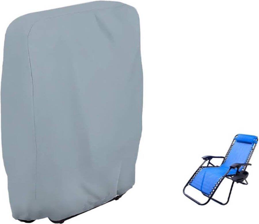 Waterdichte Stoelhoes Tuinstoel hoes voor klapstoelen Weersbestendige Beschermhoes Stoel Tuinmeubelen Voor Buiten in de Tuin Balkon of Terras Grijs