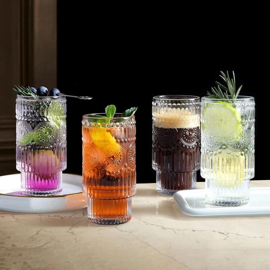 Waterdrinkglazen Cocktailglazen set van 4