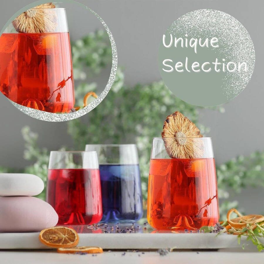 Waterdrinkglazen Cocktailglazen set van 6