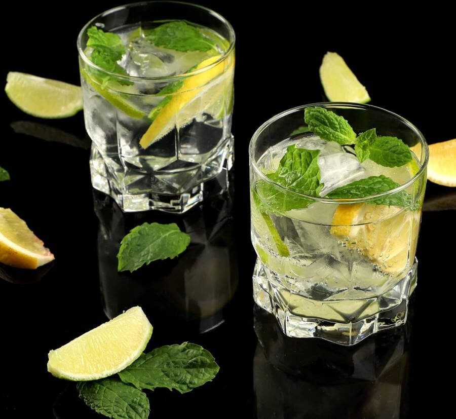 Waterdrinkglazen Cocktailglazen set van 6