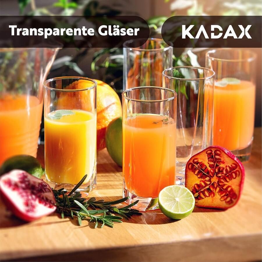 Waterdrinkglazen Cocktailglazen set van 6