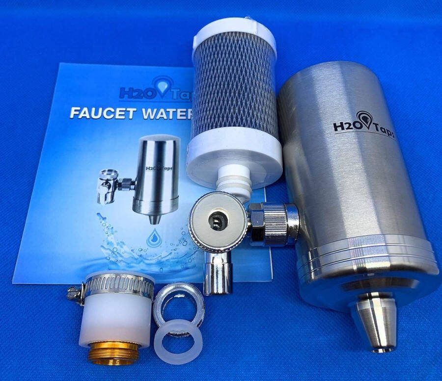 Waterfilter Roestvrij Staal Filter Elegant Ontwerp Premium Leidingwater Keukenkraan Verbeterde Smaak en Verwijdert Onzuiverheden waterfilter kraan