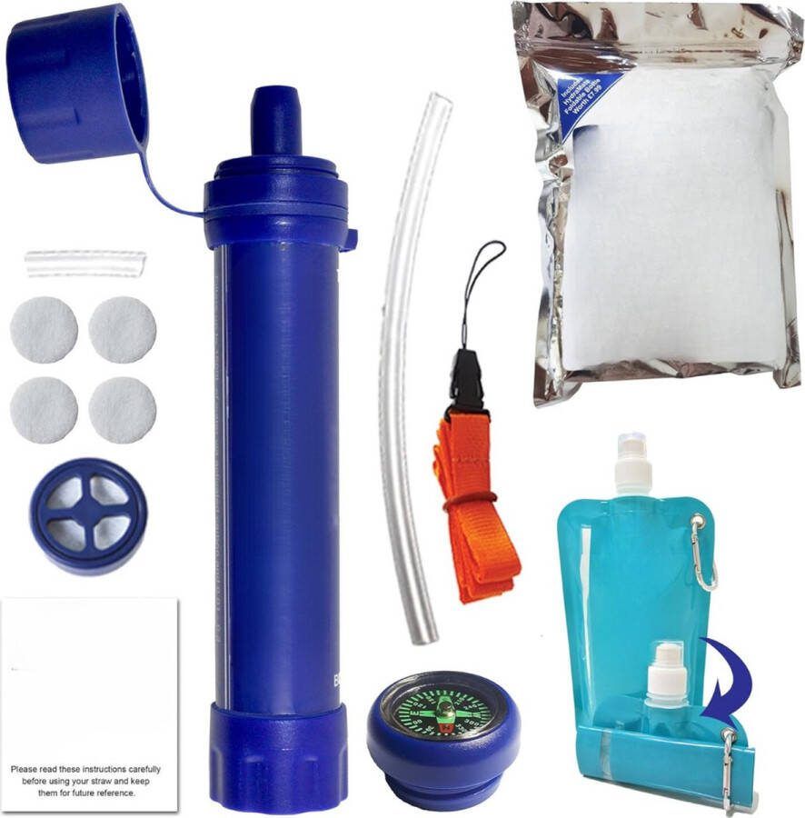Waterfilter Survival Waterfilter Outdoor Waterzuiveringsapparaat Waterzuivering Outdoor Survival Kit