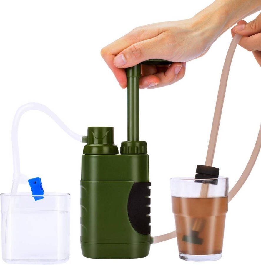 Waterfilter Survival Waterfilter Outdoor Waterzuiveringsapparaat Waterzuivering Outdoor Survival Kit