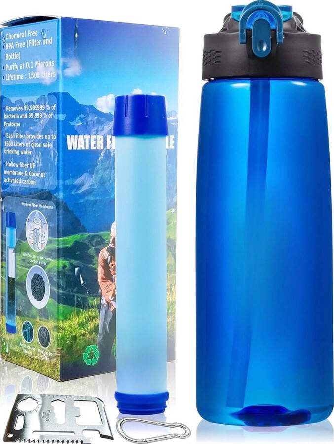 Waterfilter Survival Waterfilter Outdoor Waterzuiveringsapparaat Waterzuivering Outdoor Survival Kit