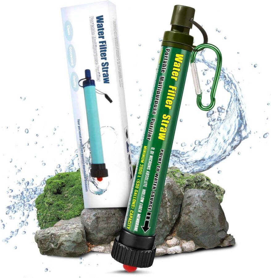 Waterfilter Survival Waterfilter Outdoor Waterzuiveringsapparaat Waterzuivering Outdoor Survival Kit