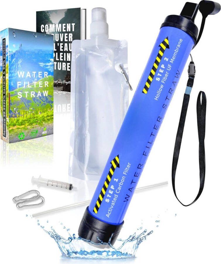 Waterfilter Survival Waterfilter Outdoor Waterzuiveringsapparaat Waterzuivering Outdoor Survival Kit