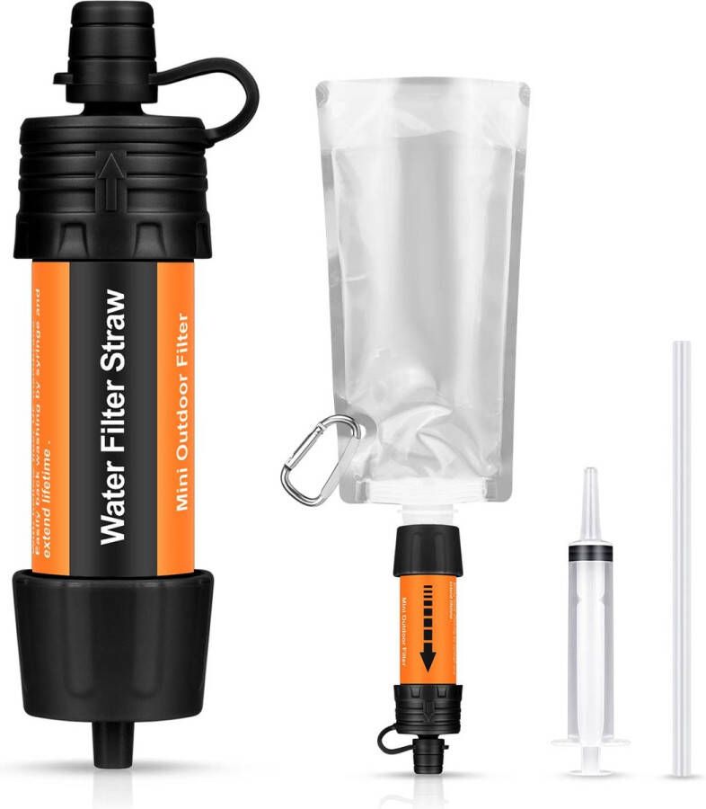 Waterfilter Survival Waterfilter Outdoor Waterzuiveringsapparaat Waterzuivering Outdoor Survival Kit