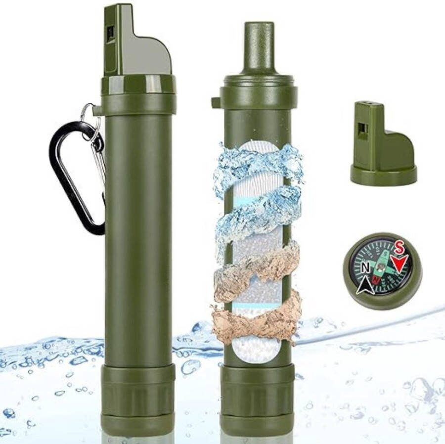 Waterfilter Survival Waterfilter Outdoor Waterzuiveringsapparaat Waterzuivering Outdoor Survival Kit