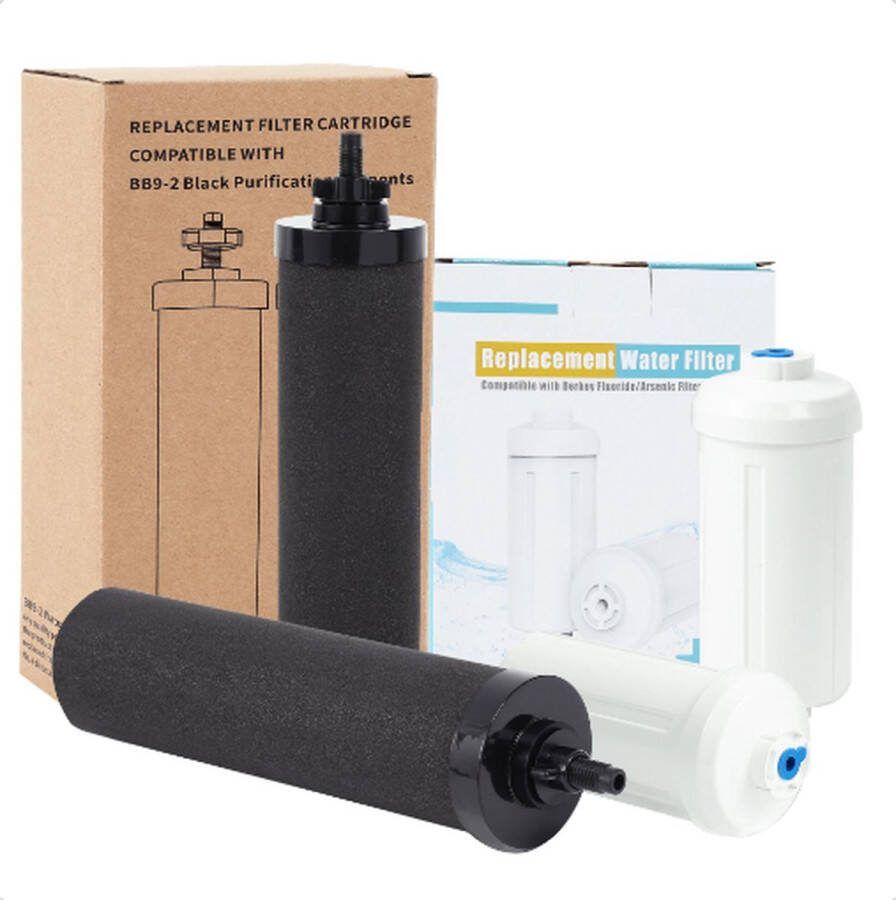 Waterfilters BB-9 en PF-2 vervanging Zwaartekracht Waterfilter Systeem Waterfilter Survival 2 x 2 stuks
