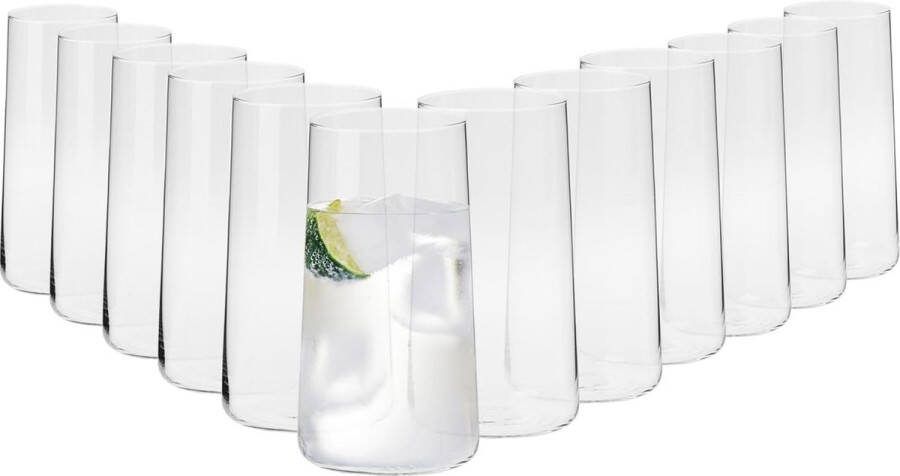 Waterglazen longdrinkglazen 540 ml avant garde collectie perfect voor thuis restaurants en feesten vaatwasser- en magnetronbestendig
