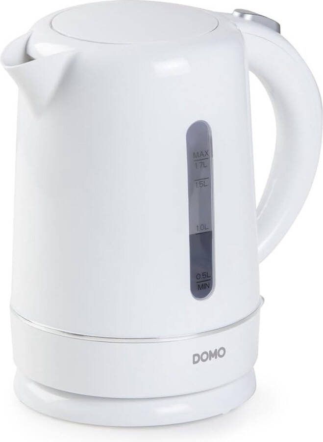Waterkoker Moderne waterkoker wit 1 7Ltr. 360° draaibaar draadloos 2200Watt