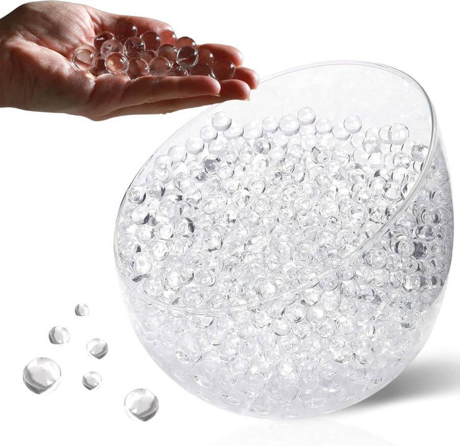 Waterparels Transparant Waterballetjes Gelballetjes Clear Water Beads 12mm 10.000 Stuks