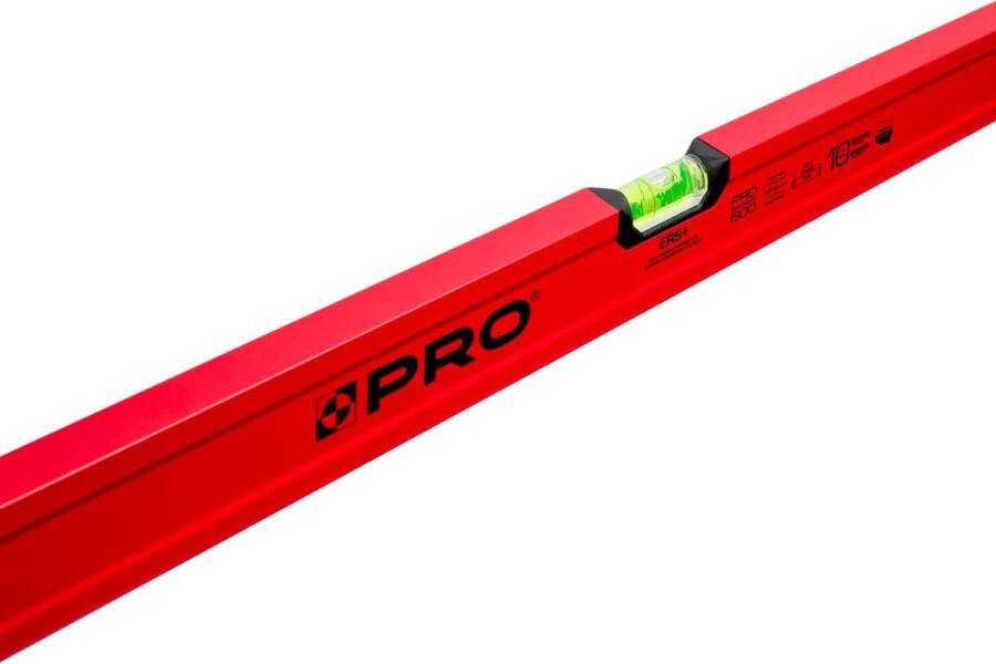 Waterpas 150 cm met ergonomisch profiel ERS+ Nauwkeurig Anti Shock Absorber rood professioneel bouwgereedschap