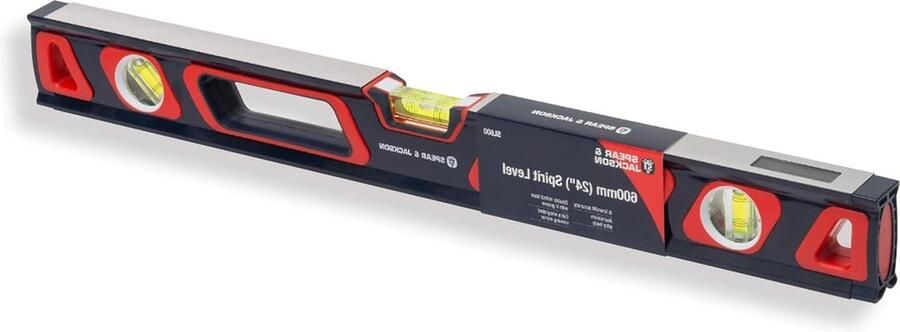 Waterpas 600 mm blauw en rood Spear & Jackson