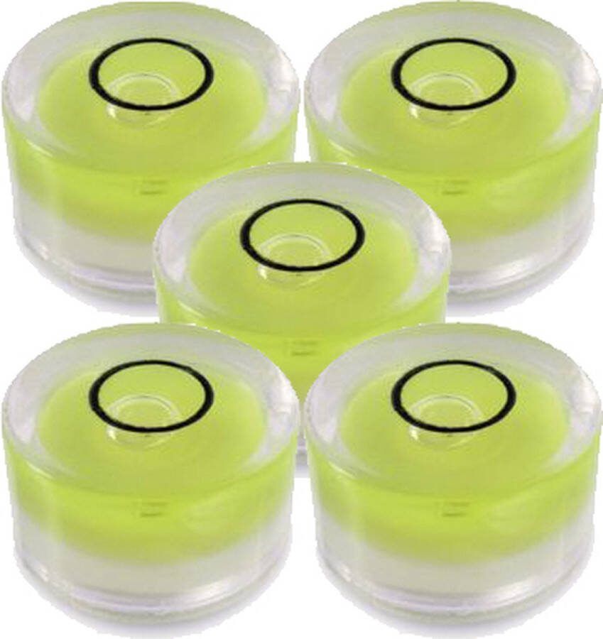 Waterpas libel 18 x 9 mm set van 5 stuks