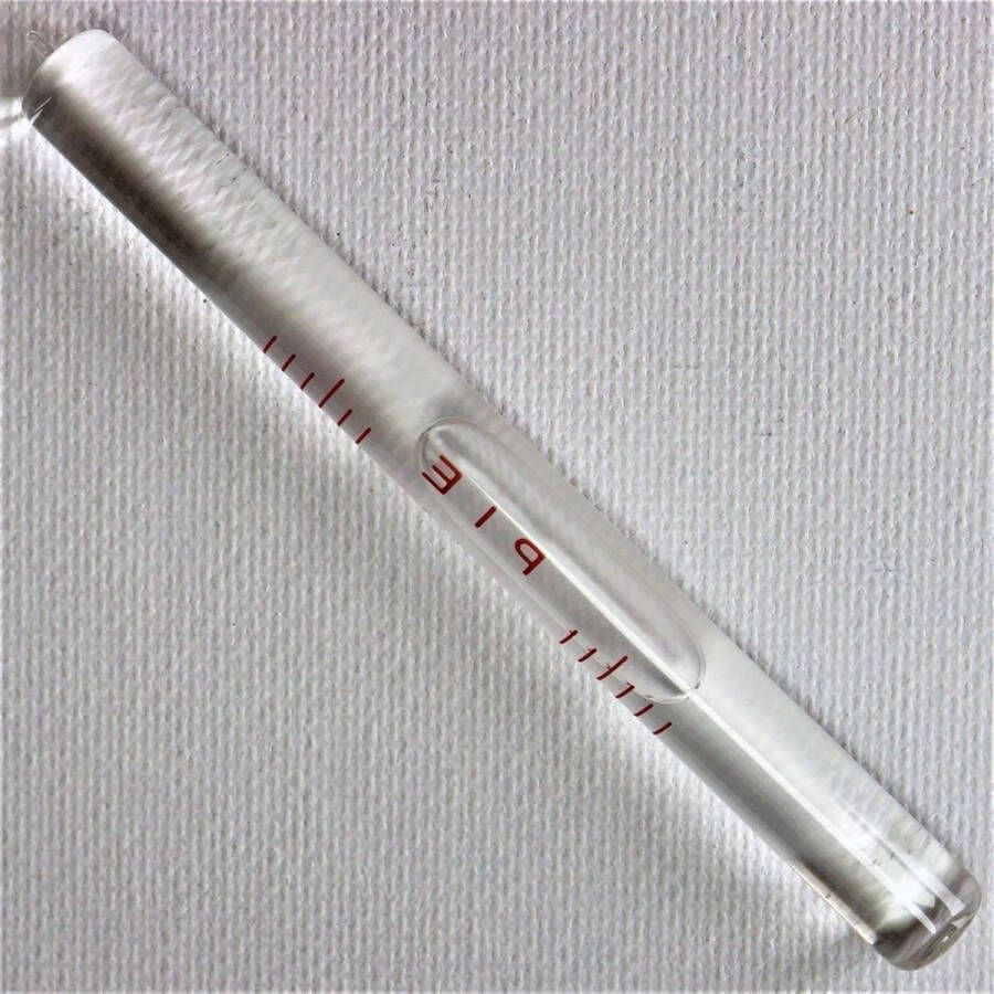Waterpas met vervangende glazen libel zelfaanpassende gevoeligheid 100 x 95 mm