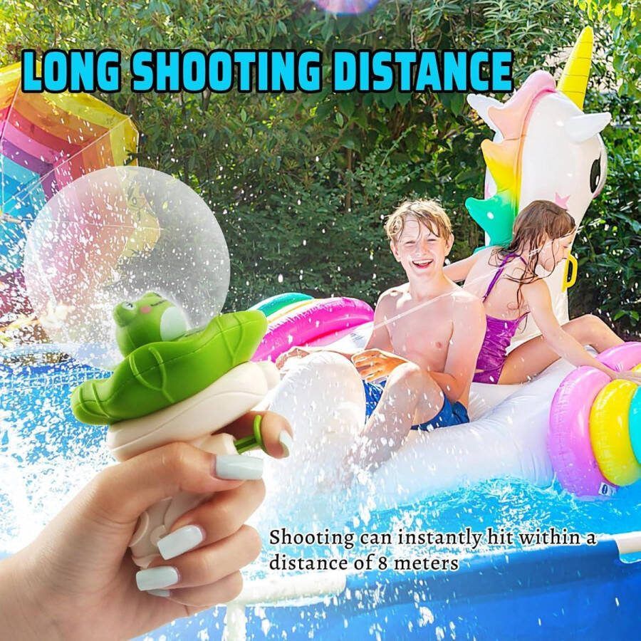 Waterpistool 2 stuks waterspel voor kinderen zwembadspeelgoed badspeelgoed