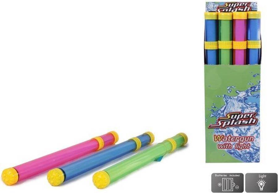 Waterpistool 3 stralen met licht 48 cm (incl. Batterijen) 1 stuk