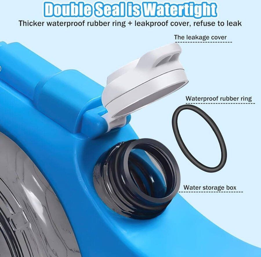 Waterpistool met ledlicht 830 ml hoge capaciteit en lange afstand zomer waterspeelgoed