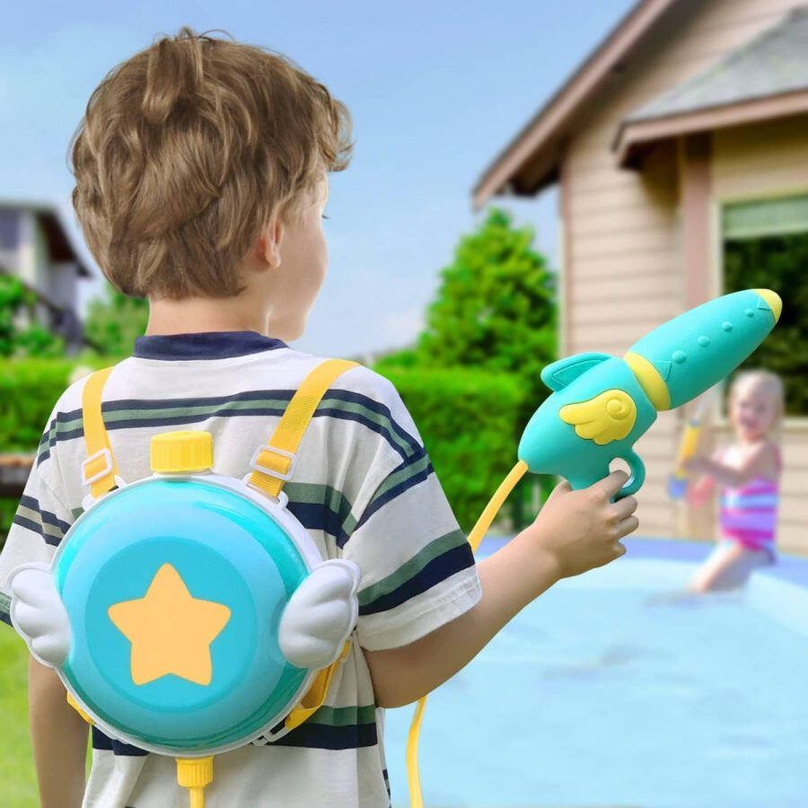 Waterpistool rugzak Waterpistool Waterspeelgoed Waterpistolen Watergevecht Must have voor in de zomer!
