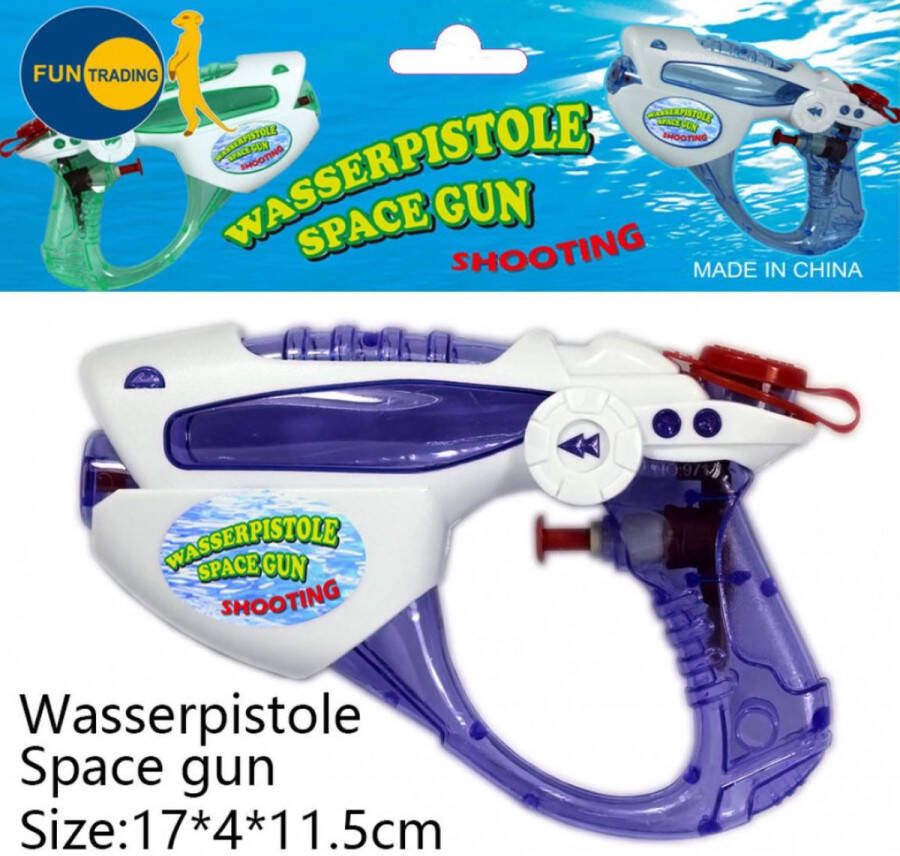Waterpistool ruimtegeweer 17x4x11 5 cm