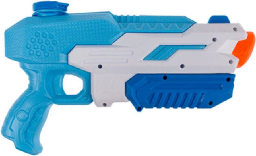 Merkloos Waterpistool waterpistolen blauw 30 cm Waterpistolen