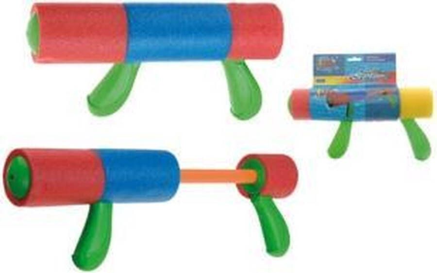 Merkloos Waterpistool waterpistolen van foam 30 cm met handvat Waterpistolen