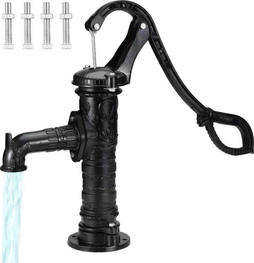Waterpomp Handpomp 40x15x68cm Gietijzer Tuinpomp Handdrukpomp