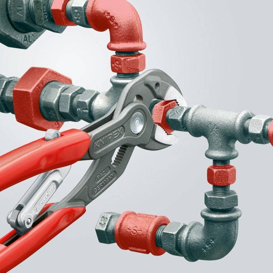 Waterpomptang SmartGrip automatische instelling grijs anti-slip kunststof 250 mm Knipex