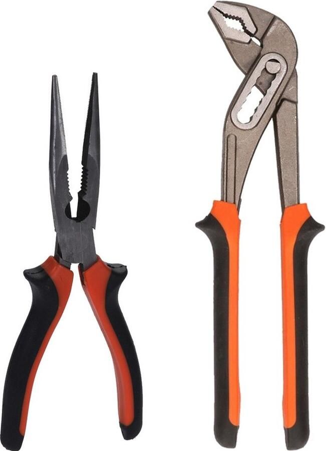 Waterpomptang langbektang 25 cm Klusbenodigdheden Gereedschap Tangen set