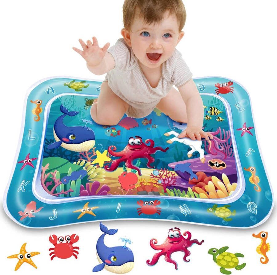 Waterspeelmat Baby Watermat Speelkleed Kraamcadeau Speelmat Babyshower Must have voor elke baby!