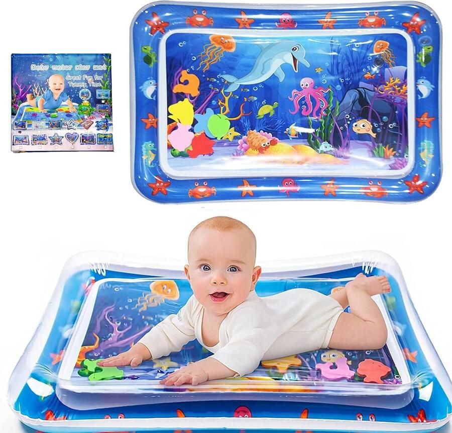 Waterspeelmat Baby Watermat Speelkleed Kraamcadeau Speelmat Babyshower Must have voor elke baby!