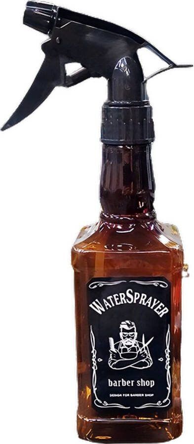 Andriez Waterspray Haar Barbier Tuin Fles Plantenspuit Drukspuit Sprayflacon Waterverstuiver Plantensproeier Kappersspuit Transparant 500ML