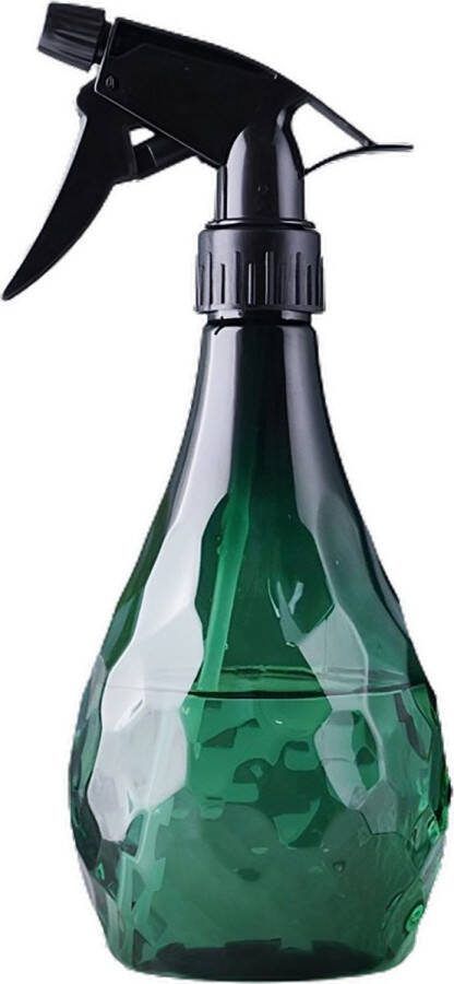 Waterspray Haar Tuin Fles Plantenspuit Drukspuit Sprayflacon Waterverstuiver Plantensproeier Kappersspuit Groen 500ML