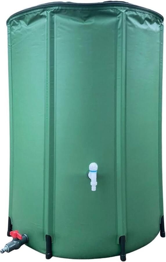 Watertank Waterton (Opvouwbaar) Opvouwbare Watertank voor Regentonnen Draagbare Wateropvangtanks tot 250 liter voor Efficiënte Regenverzameling en Duurzame Waterbesparing in uw Tuin