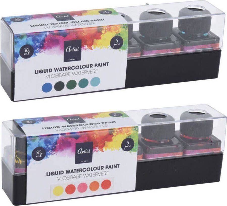Waterverf 30ml Set van 5