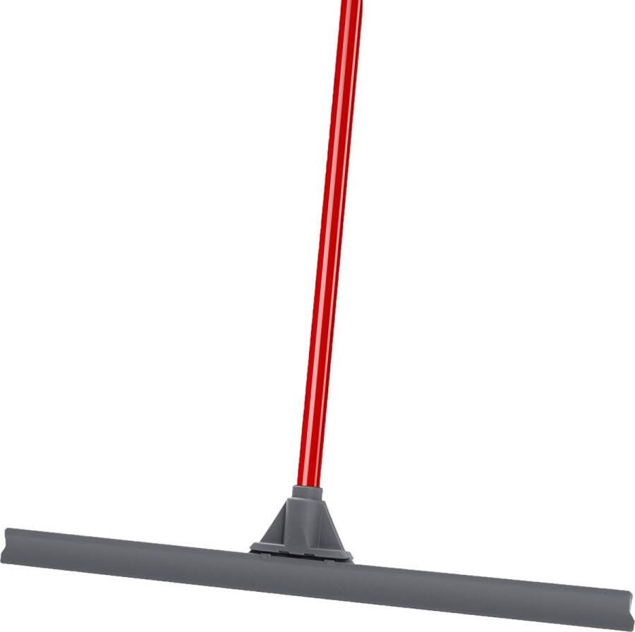 Waterwisser met extra duurzaam en extra breed 60 cm siliconen wisser 4-delige handgreep 140 cm perfect voor hout glas beton tegels douche en toilet